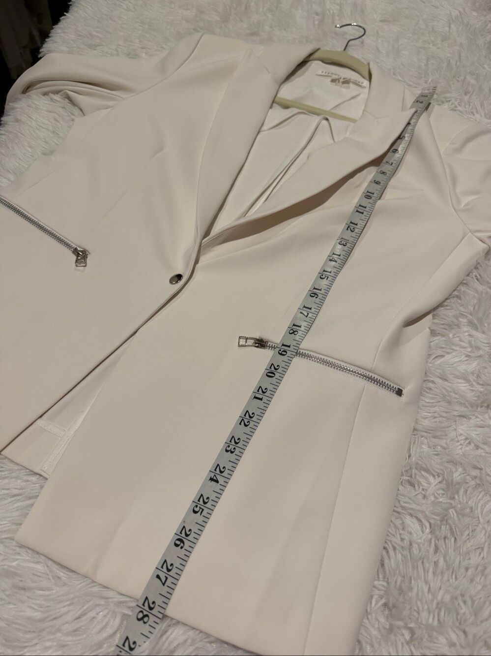 Veronica Beard Iconic Scuba Dickey Blazer Jacket in White Size 14 - Picture 5 of 9